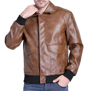 New Style Custom Design Outdoor Sports Men Fashion Leather Motorcycle <b>Jackets</b> Made in Pakistan - Product Image 1