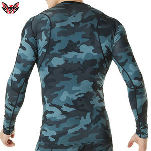 2023 Haute Qualité Logo Personnalisé Impression Léger Meilleure Conception Polyester Matériel Hommes Rash Guard - Product Image 6