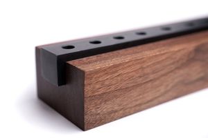 Candelabro Moderno de Travertino para Hanukkah, Portavelas de Piedra de Diseño Contemporáneo, Centro de Mesa Festivo para Múltiples Velas, Estilo Minimalista - Product Image 2