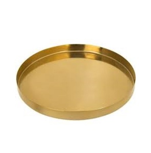 ถาดเสิร์ฟโลหะสไตล์วินเทจสำหรับตกแต่งบ้านโรงแรมร้านอาหาร - Product Image 4