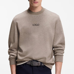 Sweat-shirt en coton uni pour homme, design décontracté, manches longues, haute qualité, prix de gros, streetwear, vêtements de sport 2026 - Product Image 1