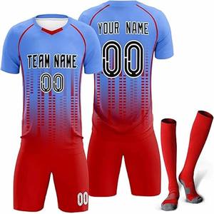 เสื้อฟุตบอลคุณภาพสูงแบบกำหนดเองสำหรับผู้ใหญ่และเยาวชน ผลิตโดยโรงงาน ODM รับผลิตตามสั่ง สำหรับผู้ชาย  โพสต์โดย Dress Sports - Product Image 1