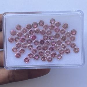 Piedra turmalina Rosa bebé Natural de 6mm y 8mm, piedra preciosa suelta de corte redondo facetado, calidad AAA, venta al por mayor, fabricación de joyas Alibaba - Product Image 2