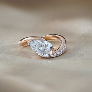 Exclusive 1.65 Carat Round Brilliant Cut <b>Moissanite</b> <b>Ring</b> in 10k White/Yellow/Rose Gold Luxury Style for Wholesale - Product Image 6
