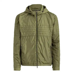 Men's High Street Outdoor Windbreaker Jackets Spring Wear <b>Canvas</b> Polyester/Nylon Waterproof Hooded Solid Color - Product Image 1