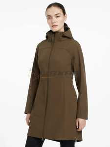 Abrigo largo de equitación para mujer 2025 impermeable transpirable Elegante ropa de abrigo ecuestre entrenamiento Premium abrigos de equitación - Product Image 4