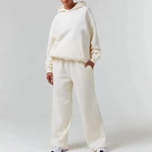 Ensemble surdimensionné de vêtements de tous les jours, sweat-shirt à épaules tombantes et pantalon de survêtement pour homme, vêtements de détente et usage décontracté, toile - Product Image 6