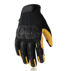 Gants de travail classiques, gants mécaniques avec paume antidérapante pour la réparation automobile, le service en garage, l'atelier et les travaux mécaniques - Product Image 5