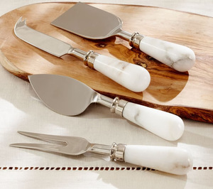 Hot Selling White Marble <b>Cheese</b> <b>Knives</b>, <b>Set</b> of 4 Premium Piece White Marble <b>Cheese</b> <b>Knife</b> <b>Set</b> - Product Image 2