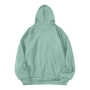 Logo personnalisé OEM Sweat à capuche surdimensionné 450GSM lourd pour femmes 100% coton pull uni décontracté motif uni sweats à capuche vierges - Product Image 5