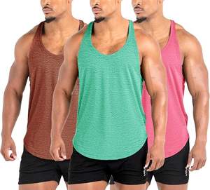 Camisetas de Tirantes Personalizadas para Hombre, con Logotipo y Texto, de Algodón Suave, sin Mangas, para Gimnasio, Tallas Grandes, Ecológicas y Transpirables - Product Image 5