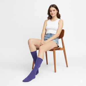 Calcetines Deportivos Casuales de Felpa para Mujer, Mezcla de Poliéster, Gruesos, de Secado Rápido, Antibacterianos, Ecológicos, Absorbentes de Sudor, Personalizables - Product Image 6