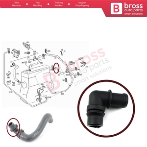 Conector de Manguera de Calefacción y Aire Acondicionado HVAC BHC655 2038300596 para W203 A203 C203 CL203 CLK203 - Product Image 5