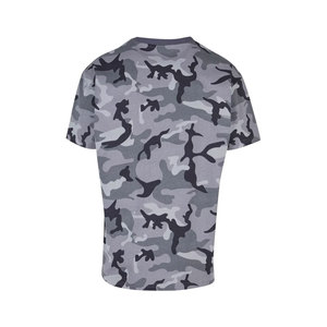 T-shirt camouflage léger pour homme Robuste et prêt pour l'action Utilitaire de tous les jours Motif solide en coton/fibre de bambou - Product Image 6