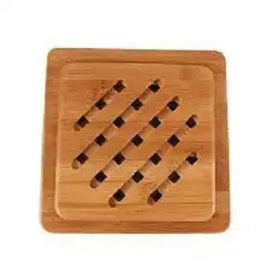 Posavasos de madera de diseño cuadrado moderno ecológico hecho a mano 100%, cuencos, acabado de impresión polaco personalizado, regalos de negocios - Product Image 5