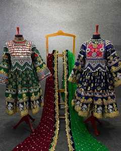 เดรสวินเทจของผู้หญิงแขนยาวปักลายลูกไม้สไตล์เรียบง่ายแขนยาวตั้งพื้นมีซิป - Product Image 4