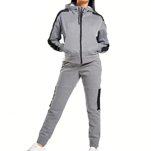 OEM Customized Plus Size Women's Two-Piece Track Suit <b>Hoodie</b> and Joggers with Long Sleeves Printed Winter Tracksuit - Product Image 1