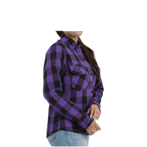 Camisas de franela de algodón para mujer de calidad superior totalmente forradas ecológicas de secado rápido Casual último diseño impreso - Product Image 1