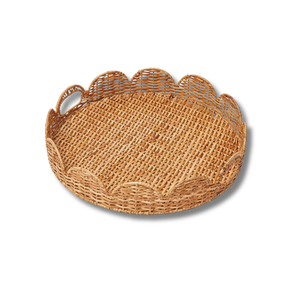 Handcrafted Vietnamese WOVEN RATTAN FOOD <b>TRAY</b> Perfect for Food, Fruits, and Home Decor at Good Factory Price Customize - Product Image 1