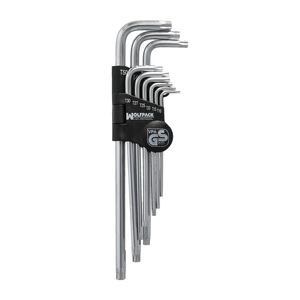 Jeu de clés Torx en forme de L, 9 pièces, longues, anti-effraction - Product Image 1