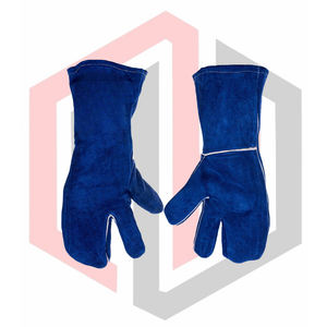 Gants de soudage en cuir ignifuges à 3 doigts Tig Mig Stick, antidérapants, flexibles, respirants, résistants aux déchirures, antistatiques - Product Image 5