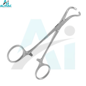 Juego de instrumentos quirúrgicos manuales de acero inoxidable de grado profesional BACKHAUS Pinzas y fórceps para toallas - Product Image 6