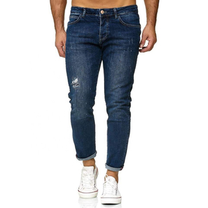 2025 Venta al por mayor OEM Jeans Fabricantes Nuevo estilo Denim Jeans Pantalones para hombres Venta caliente al por mayor Hombres Jeans Pantalones Cómodos - Product Image 1