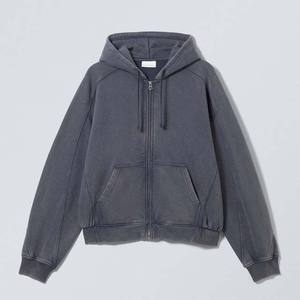 Custom Streetwear Hoodies Men with Embroidery & Printing Custom Logo Unisex Oversize Mens Zip <b>up</b> Hoodies Sweatshirts - Product Image 3