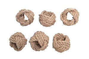 Servilleteros de yute hechos a mano con diseño náutico elegante, accesorio de fiesta de mesa de lujo para fábrica de Navidad, venta al por mayor - Product Image 2