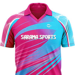 Fashion Customized Sublimation Cricket Kit Uniform Set Men Adult Sizes <b>Half</b> <b>Sleeve</b> <b>Shirt</b> Pant Set Custom Cricket Set - Product Image 4