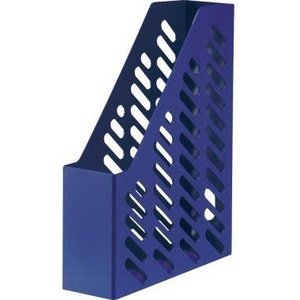 HAN Classic Blue Polystyrene Standing Letter Holder 7.5 X 31.5 X 24.5 cm for DIN <b>A4</b> and DIN C4 - Product Image 1