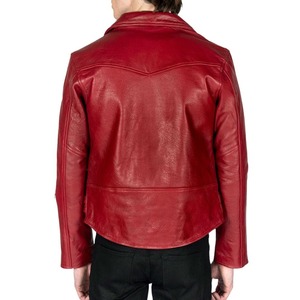 Manteau en cuir fabriqué à la main coupe sur mesure matériau de qualité supérieure exécution soignée détail élevé veste d'hiver chaude - Product Image 5