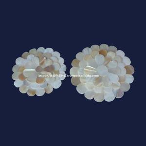 Hot Selling Wedding Gifts Mother of Pearl <b>Mirror</b> Thanksgiving Gifts Hand Polished White Sea Shell Mother of Pearl <b>Mirror</b> Gifts - Product Image 1