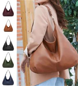 <b>Leather</b> Shoulder <b>Bag</b> Brown <b>Hobo</b> Soft Purse Everyday Tote Large Handbag for Women Handmade <b>Hobo</b> Zip Closure LHB-0026E - Product Image 2