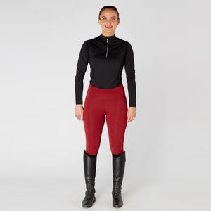 Pantalon d'équitation pour femme Culotte en silicone à siège complet Collants d'équitation Équestre Poche zippée Pantalon d'équitation Femmes - Product Image 2