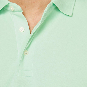 Alta calidad verano liso 100% piqué algodón personalizado hombres camisetas Logo estampado Camiseta Hombre en blanco liso de talla grande camisas para hombre - Product Image 3