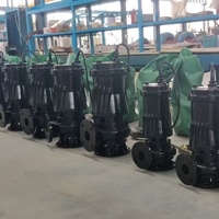 Bomba Centrífuga Sumergible para Aguas Residuales de Hierro Fundido de Alta Resistencia BEE, Trifásica, 50/60Hz, Alta Presión, 3 HP, Conexión por Brida, Galvanizada en Caliente
