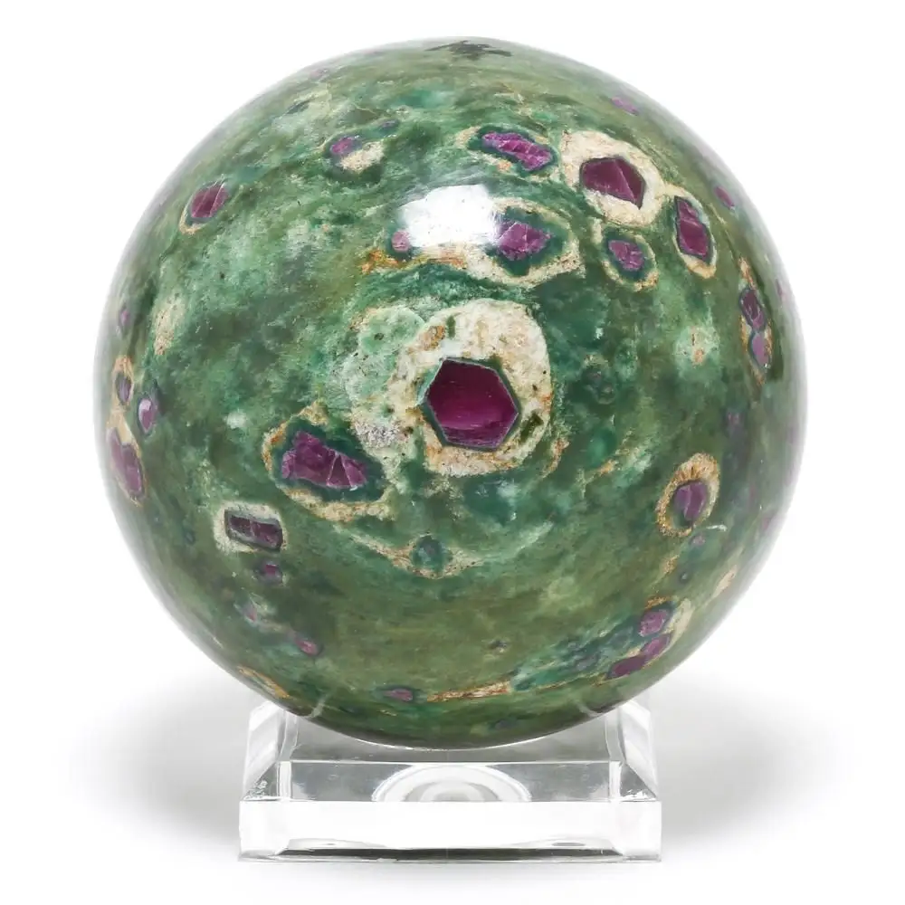 Vente en gros boules de cristal rubis zoisite & sphère à vendre boules de pierres précieuses & sphère.