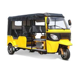 Tricycle Tuk Tuk à moteur essence, moto à 3 roues avec cabine - Product Image 1