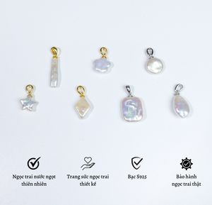 Collier minimaliste délicat en perles, pendentif en perle unique pour un usage quotidien, bijoux fins - Product Image 2