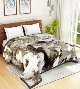 Couverture en polyester super douce Rachel Mink Literie double couche pour l'hiver Taille personnalisée avec prix tricoté - Product Image 1