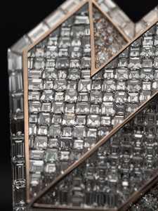 จี้เพชรโมอิสซาไนต์ทรงเหลี่ยมแบบ Emerald Cut ชุบโรเดียม ประดับเพชรแบบ Iced Out สำหรับผู้ชาย ทำจากเงินแท้ 925 สไตล์ฮิปฮอป - Product Image 4