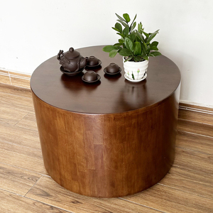 Handmade Modern 70cm Round <b>Sofa</b> <b>Table</b> Natural Wood Living Room Furniture-TT68233 - Product Image 4