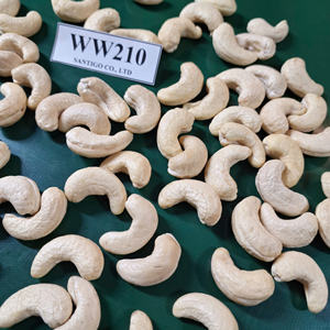 Fournisseur de confiance SANTIGO Noix et noyaux Kaju Noix de cajou WW210 Noix sèches Emballage personnalisé à faible quantité minimale de commande - Product Image 1