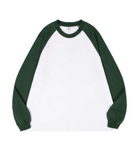 Camisetas de peso pesado en blanco personalizadas, recién llegadas, camiseta de manga larga para hombre, camisetas informales de algodón con logotipo personalizado para gimnasio - Product Image 3