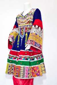 ชุดกางเกงกระโปรงยาวแบบอัฟกันปักลายมีซิปเสื้อผ้าแฟชั่นดีไซน์ใหม่ล่าสุดสำหรับผู้หญิง - Product Image 3