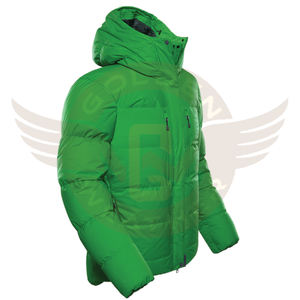 Veste coupe-vent d'hiver OEM pour hommes capuche amovible fermeture à glissière réglable super confortable et imperméable - Product Image 3
