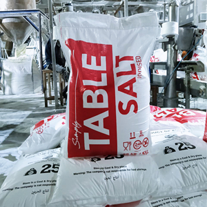 Sal de Mesa Iodada Refinada Premium Simply Refined |   Opción de Bolsa de 25 kg |   Sal Marina en Polvo de Grado Alimenticio HACCP - Product Image 1