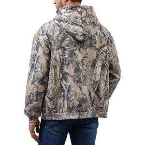 Sweat à capuche personnalisé à imprimé jungle, streetwear, sweat-shirt graphique surdimensionné, mode décontractée, haut à capuche avec motif de feuilles sur toute la surface - Product Image 2