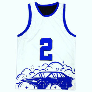 Camisetas de baloncesto de malla de poliéster 100% personalizadas al por mayor, diseño sublimado unisex de alta calidad, la última camiseta para hombre - Product Image 2